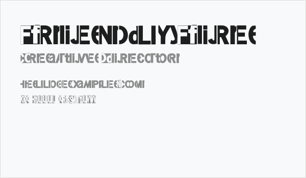 FriendlyFire Business Card