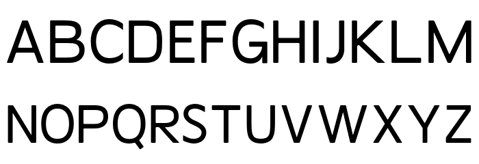 FriendlyGothic フォント 大文字