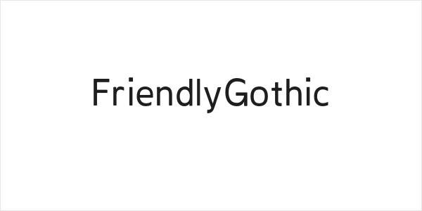 FriendlyGothic Logo