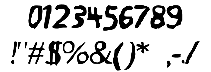 Friendly_Ghost Font OTHER CHARS