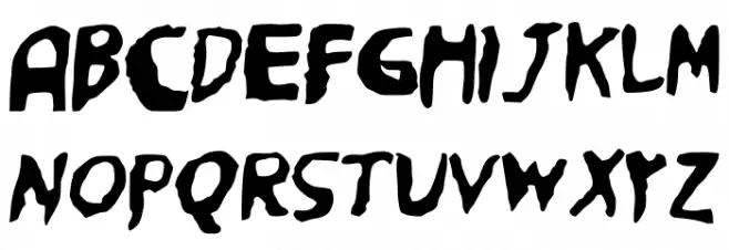Friendly_Ghost Schriftart Groß