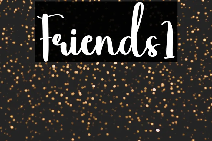 Friends1 Example 1