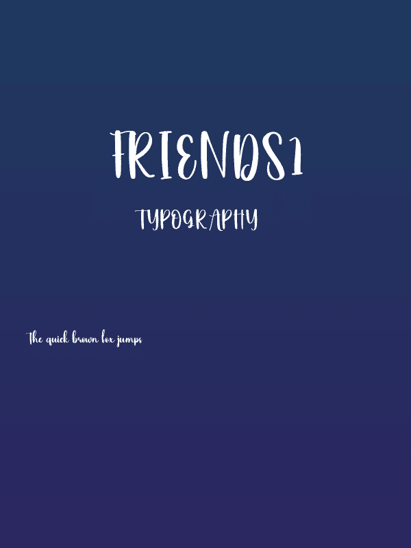 Friends1 Poster