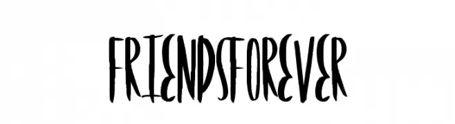 FriendsForever  免费字体下载
