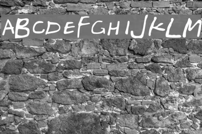 Friends Font examples