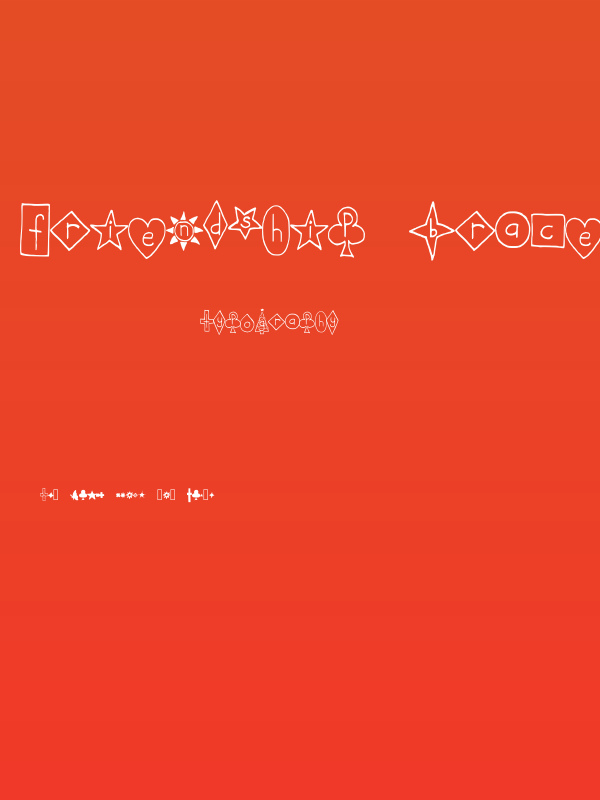 Friendship Bracelets Regular Poster