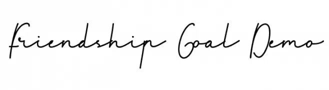 Friendship Goal Demo Fuentes