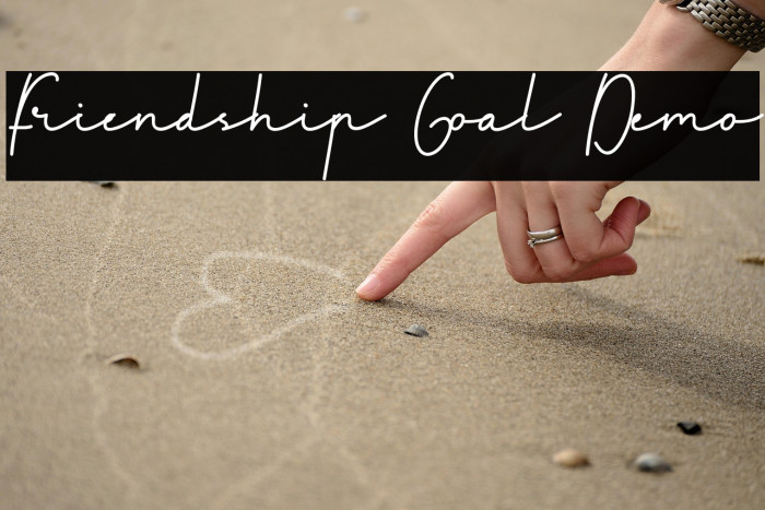 Friendship Goal Demo Example 2