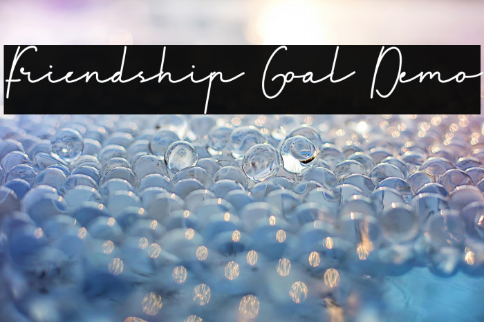 Friendship Goal Demo Example 3