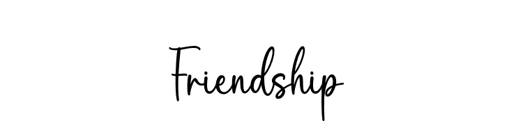 Friendship  免费字体下载