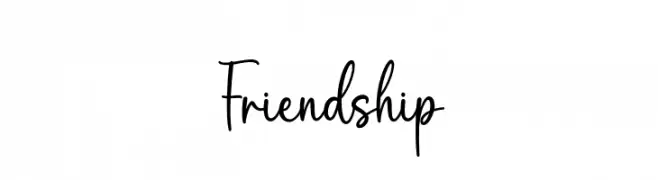 Friendship  Fuentes Gratis Descargar