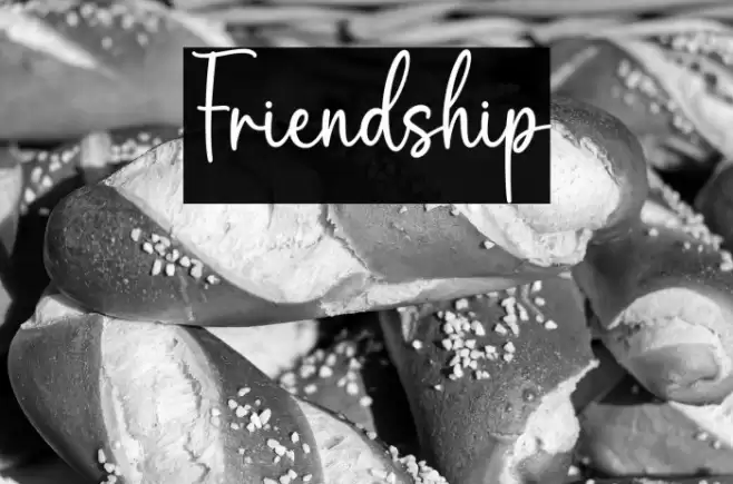 Friendship Font examples