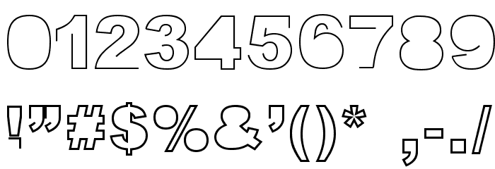 Friesian Font OTHER CHARS