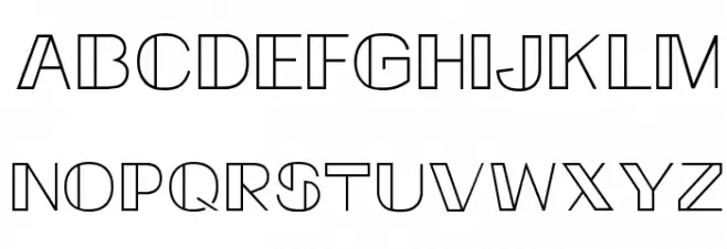 Friesian フォント 大文字