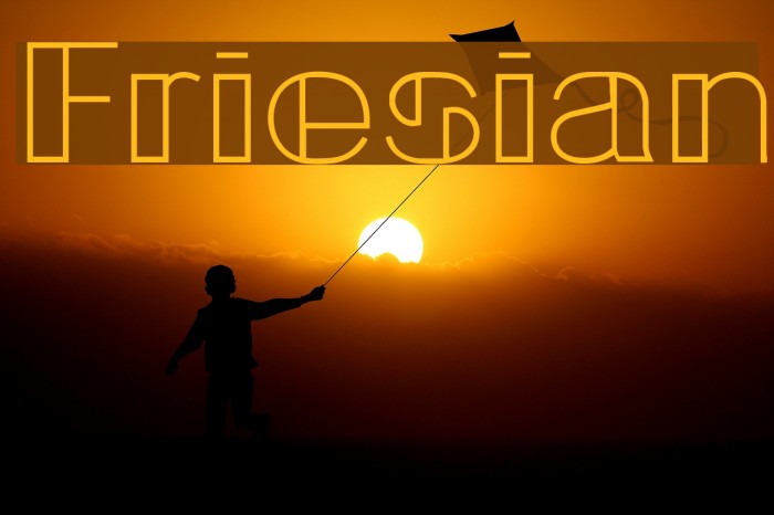 Friesian Font examples