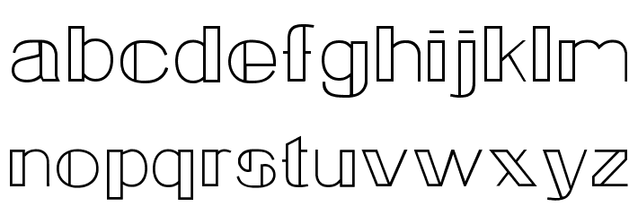 Friesian Font LOWERCASE