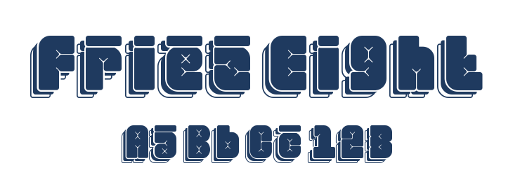 Friez Eight Font Preview