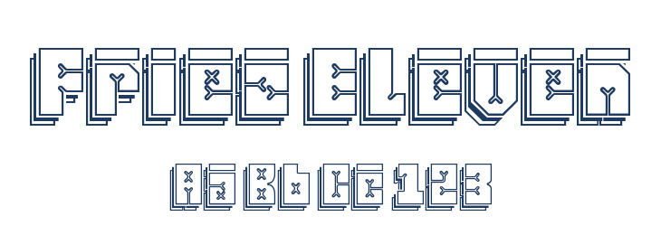 Friez Eleven Font Preview