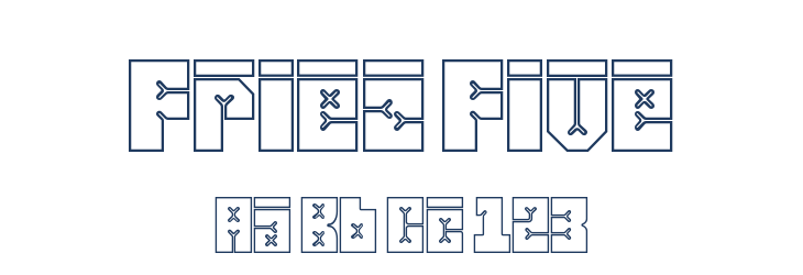 Friez Five Font Preview