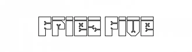 Friez Five フォント