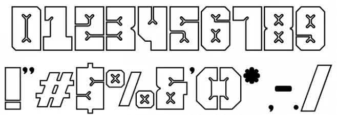 Friez Five フォント その他の文字