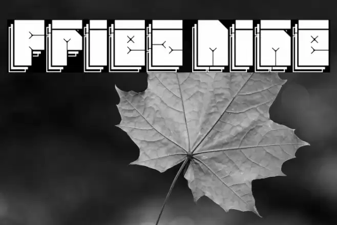 Friez Nine Font examples