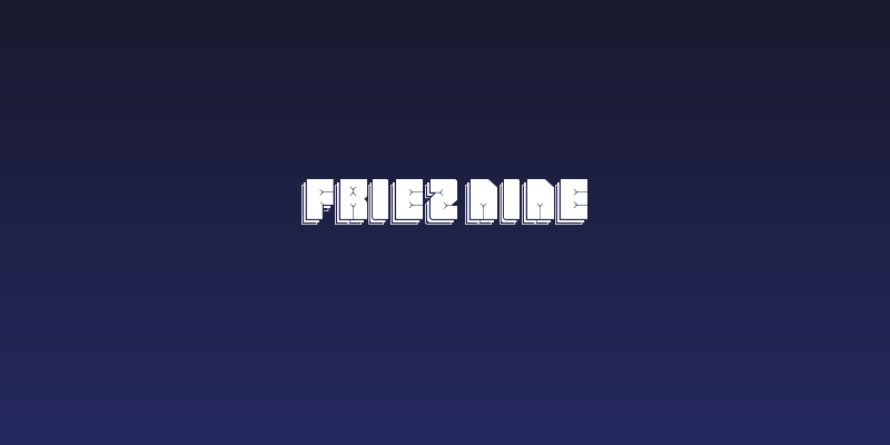 Friez Nine Social Header