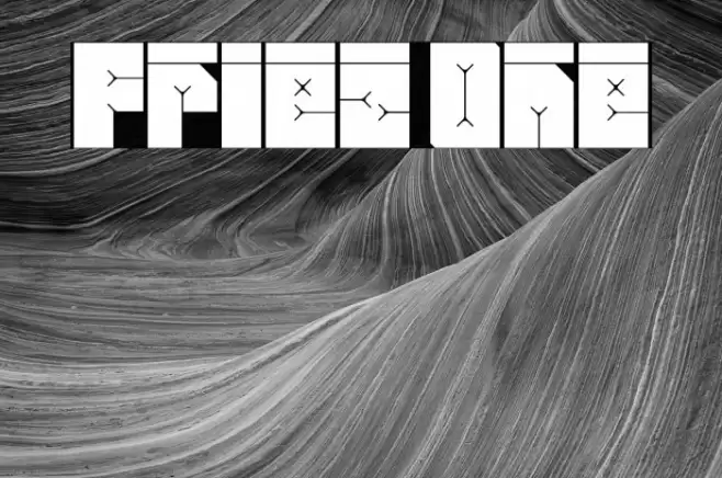 Friez One Font examples