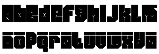 Friez One फ़ॉन्ट लोअरकेस