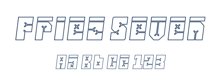 Friez Seven Font Preview