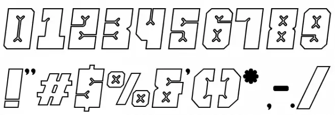 Friez Seven Schriftart Anderer Schreiben