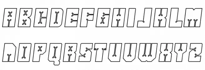 Friez Seven Schriftart Gro&szlig;