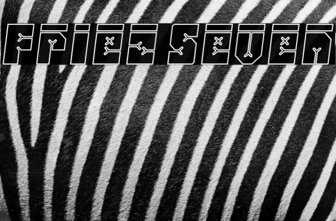 Friez Seven Font examples