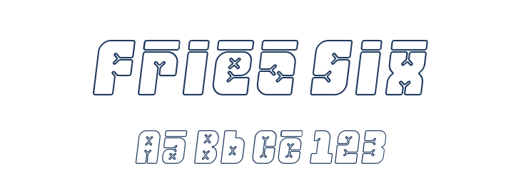 Friez Six Font Preview