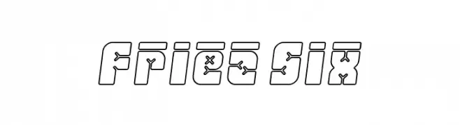 Friez Six Schriftart
