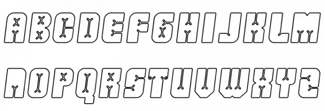 Friez Six Schriftart Gro&szlig;