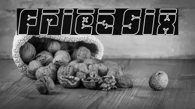 Friez Six Schriftart examples