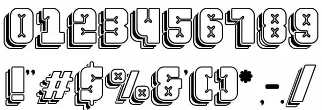 Friez Ten フォント その他の文字