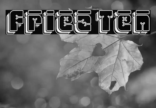 Friez Ten Font examples