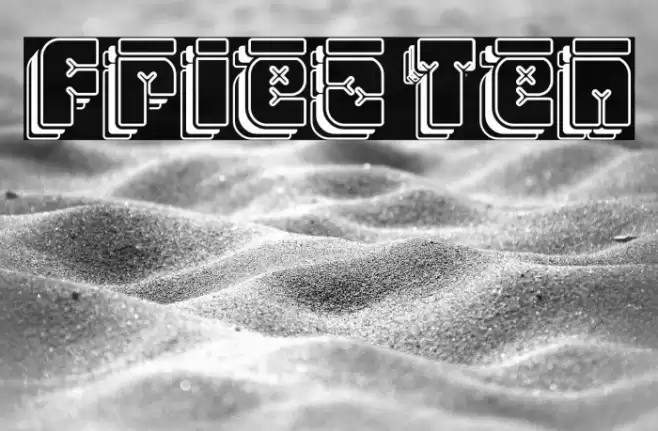 Friez Ten Font examples