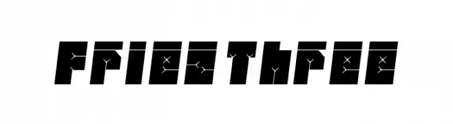 Friez Three फ़ॉन्ट