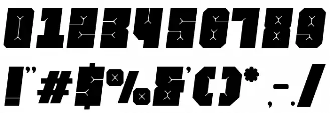 Friez Three फ़ॉन्ट अन्य घर का काम