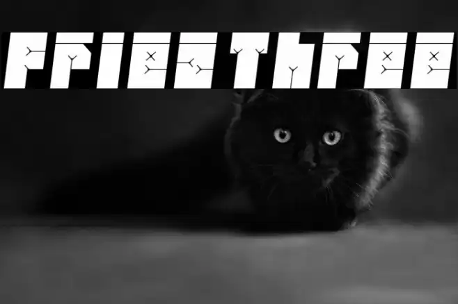 Friez Three Font examples