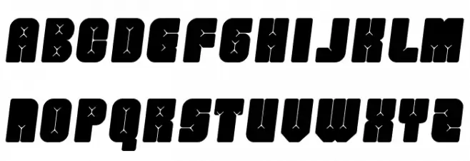 Friez Two फ़ॉन्ट अपरकेस