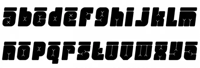 Friez Two फ़ॉन्ट लोअरकेस