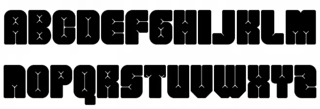 Friez फ़ॉन्ट अपरकेस