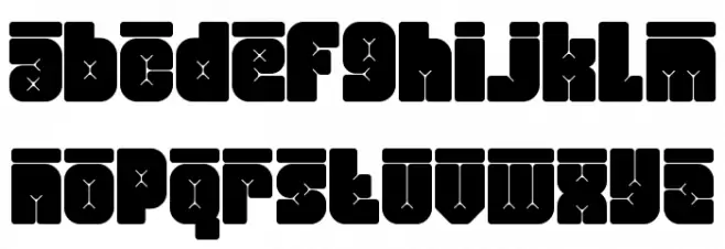 Friez फ़ॉन्ट लोअरकेस