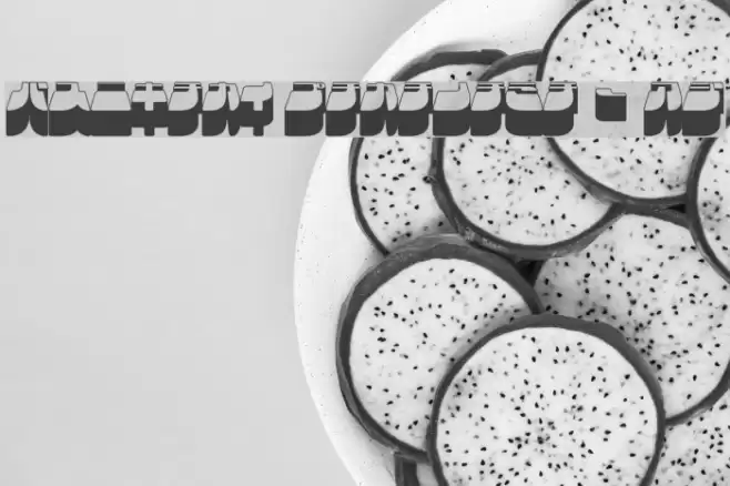 Frigate Katakana - 3D Font examples