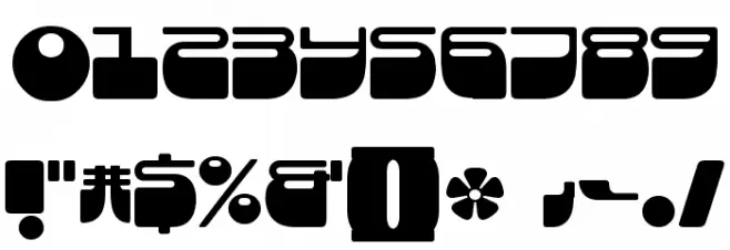 Frigate Font OTHER CHARS