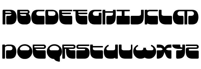 Frigate Font LOWERCASE